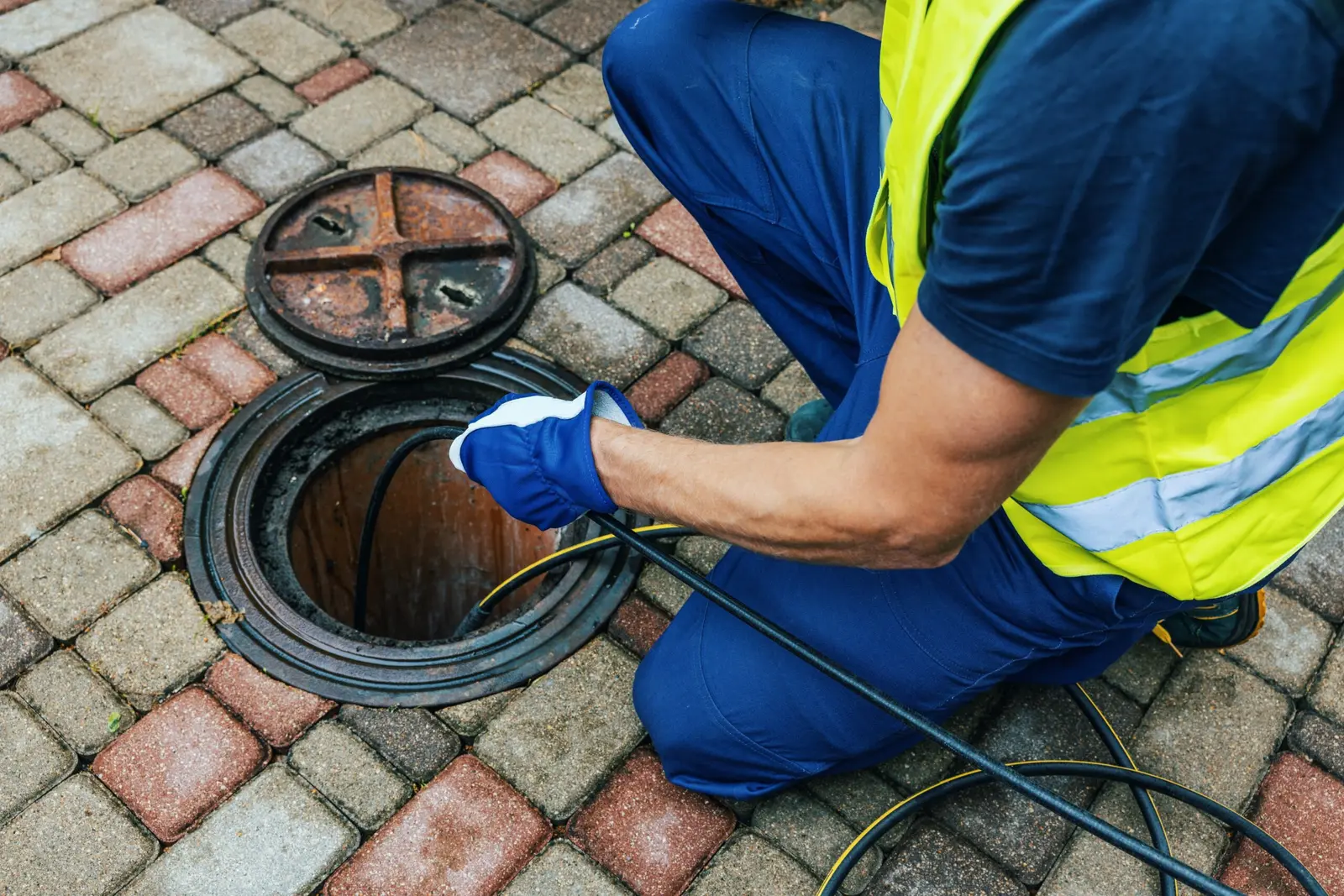 Commercial sewer line hydro jetting service